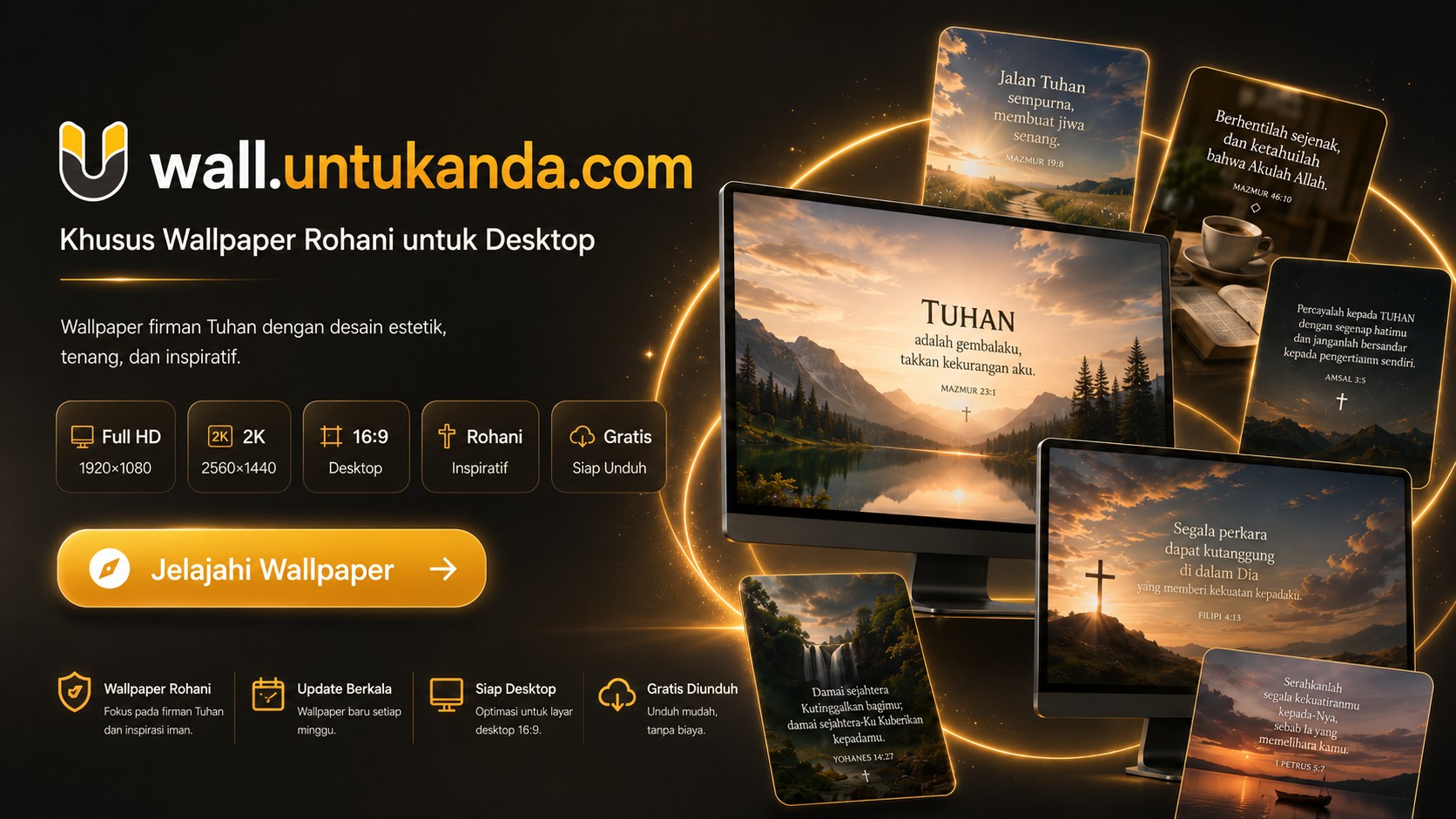 wall.untukanda.com wallpaper rohani untuk desktop